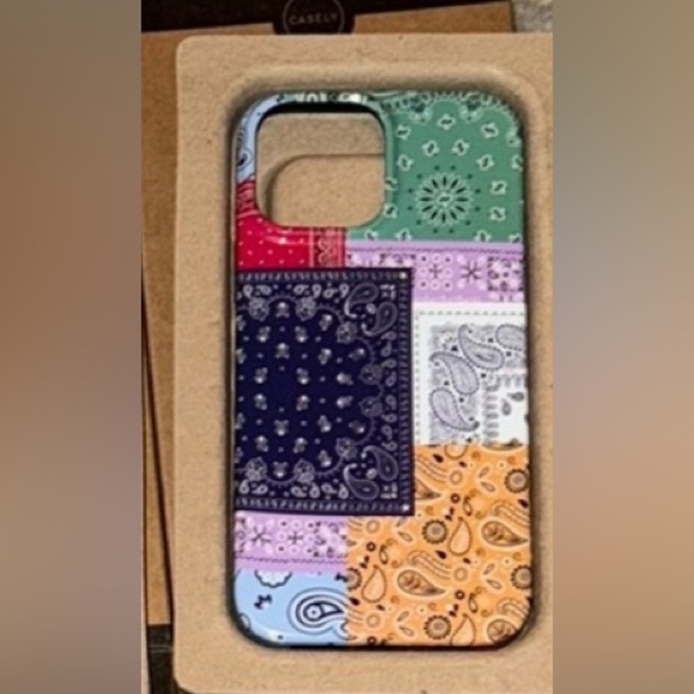 Casely Multicolor Bandana Pattern Phone Case
